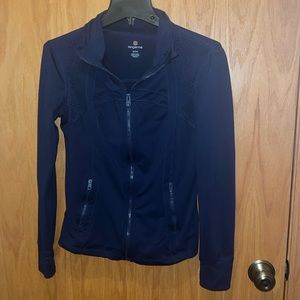Tangerine Navy Athletic Jacket ‎ Size Small Atheletic